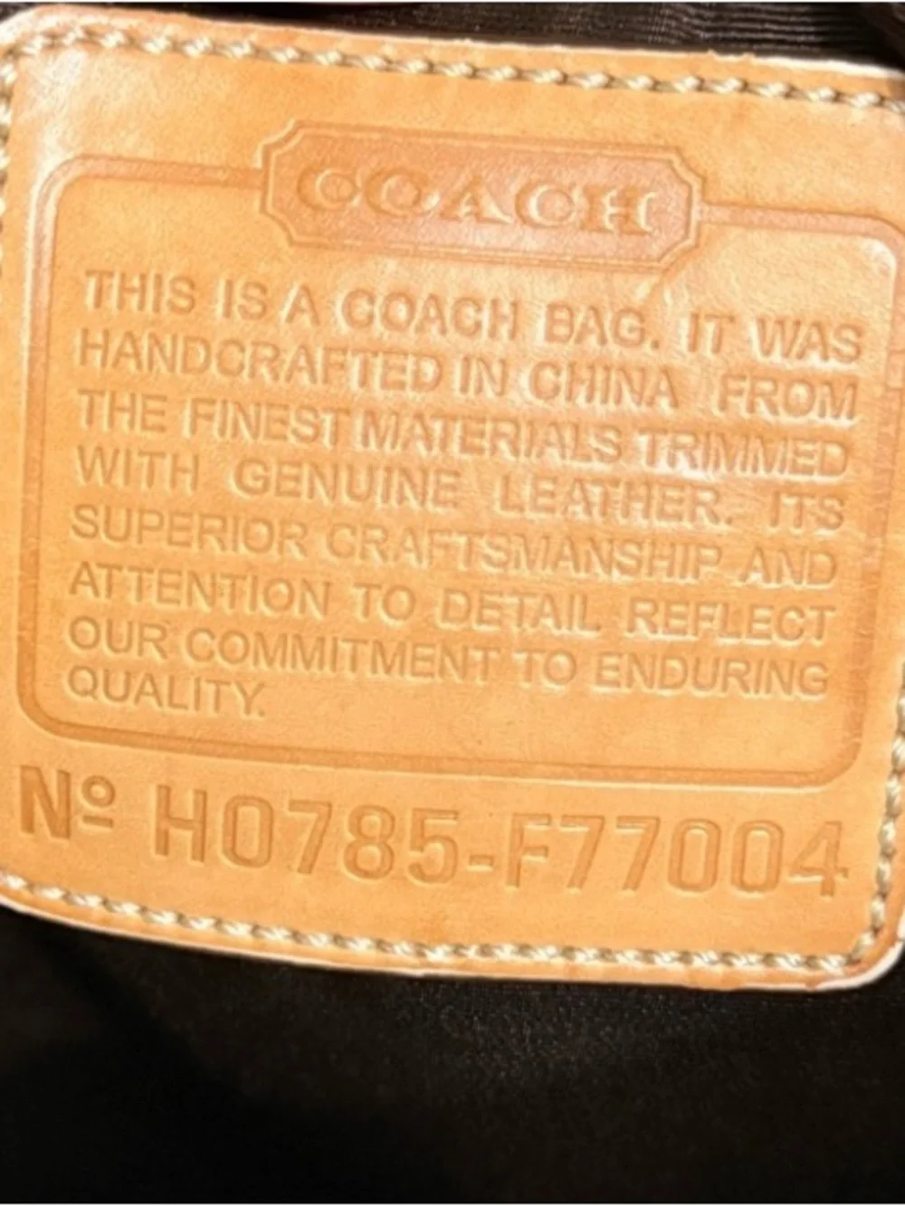 Coach signature hudson